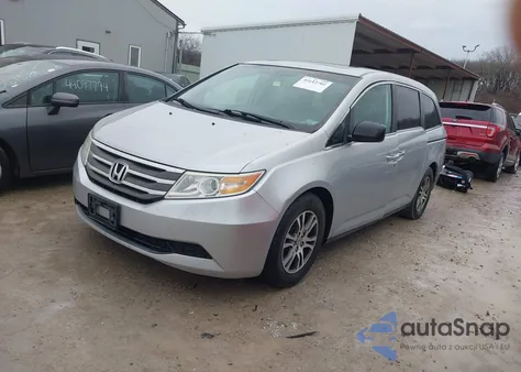 2011 Honda Odyssey Ex-L из США, поврежденный, VIN 5FNRL5H65BB051700